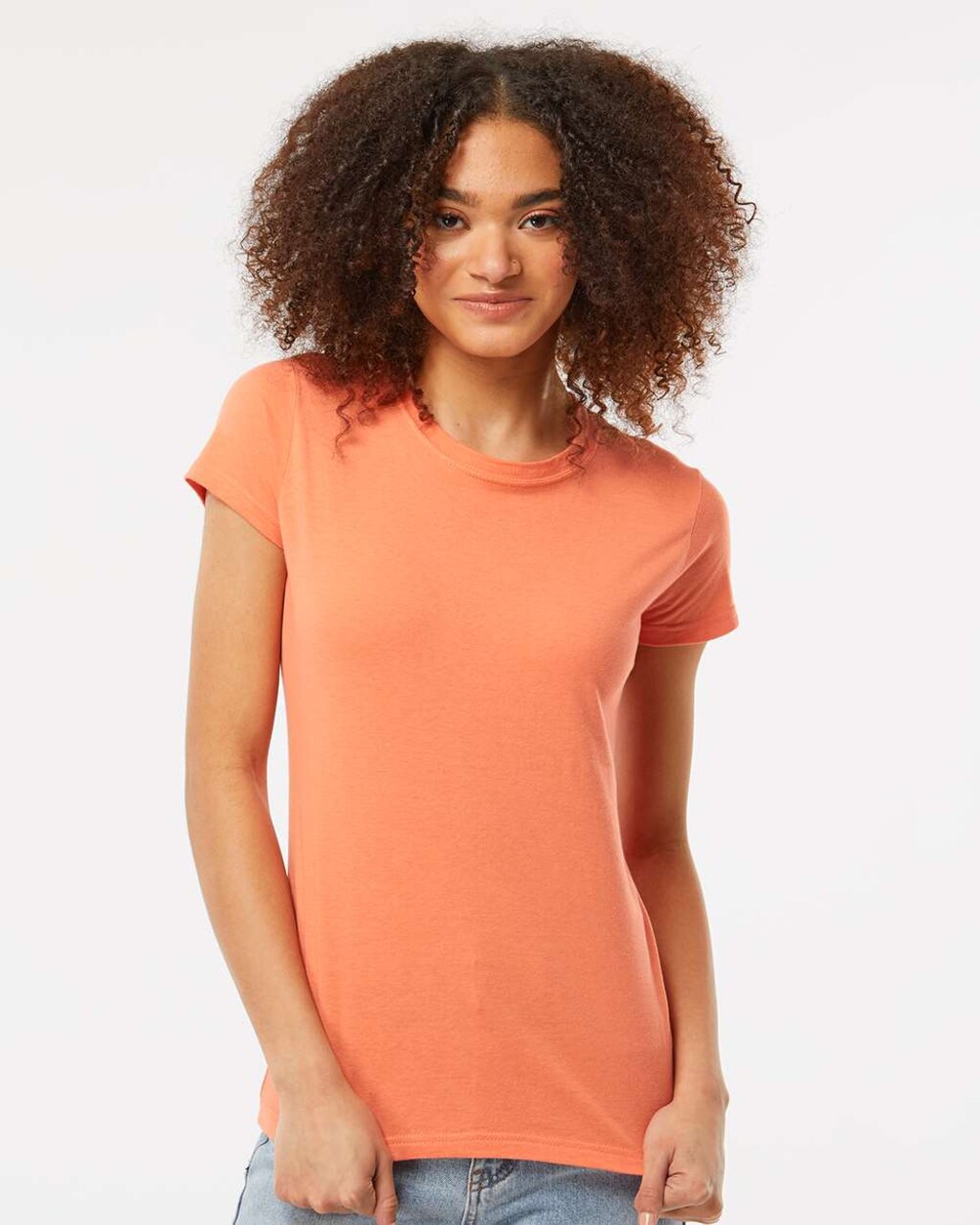 Tultex® Women's Fine Jersey Slim Fit Short Sleeve Crewneck T-Shirt